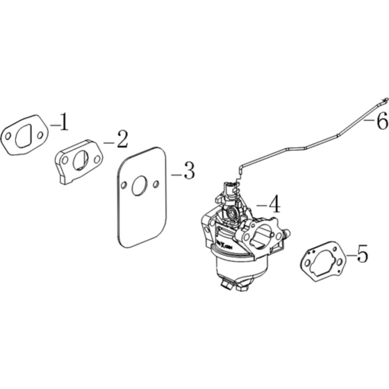 Carburettor Assembly for Loncin LC360 Tiller