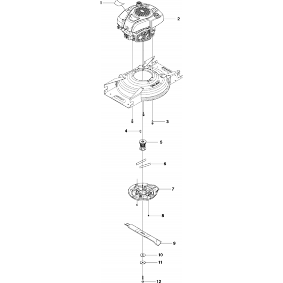 Engine Assembly for Husqvarna LC48 V Consumer Lawn Mower