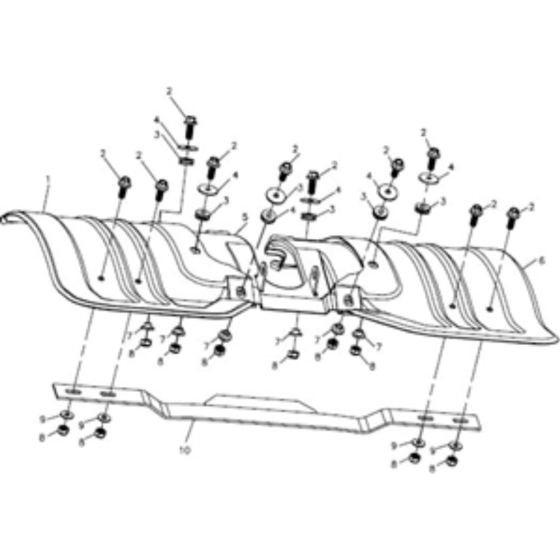 Mudguard Assembly for Loncin LC750 Tiller