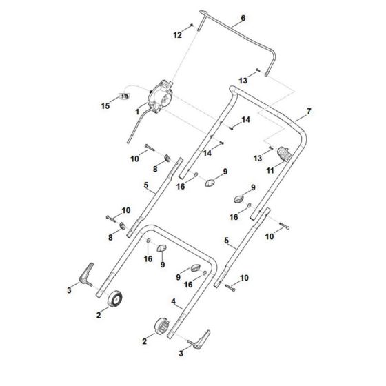 Handle Assembly for Viking LE 240