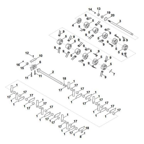 Scarifying Unit for Viking LE 240