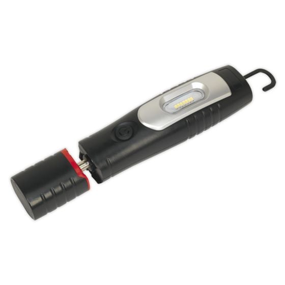 Rechargeable 360Deg. Inspection Lamp 7 SMD + 3W LED Black Lithium-ion Sealey Part No. LED3602