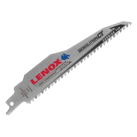 LENOX 656RCT DEMOLITION CT Reciprocating Saw Blade 150mm 6 TPI