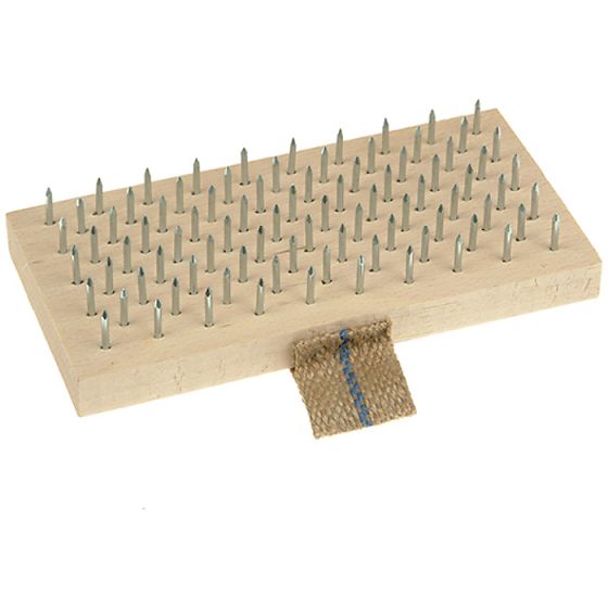 Plasterers Brush 190 x 95mm (Steel Pins) by Lessmann - 061.101.00