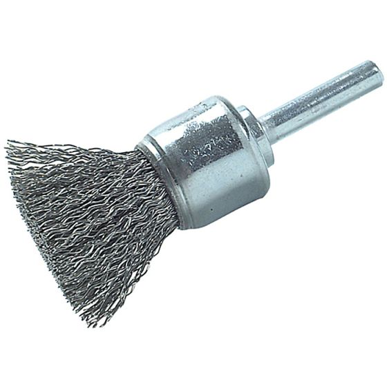 DIY End Brush 25mm 0.30 Steel Wire by Lessmann - 455.161.07