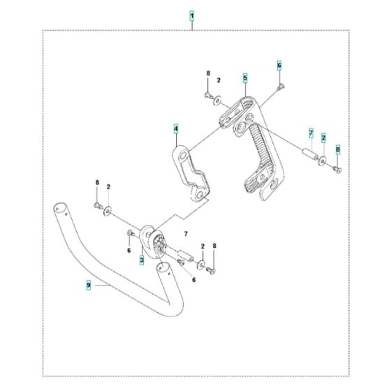 Handle Assembly for Husqvarna