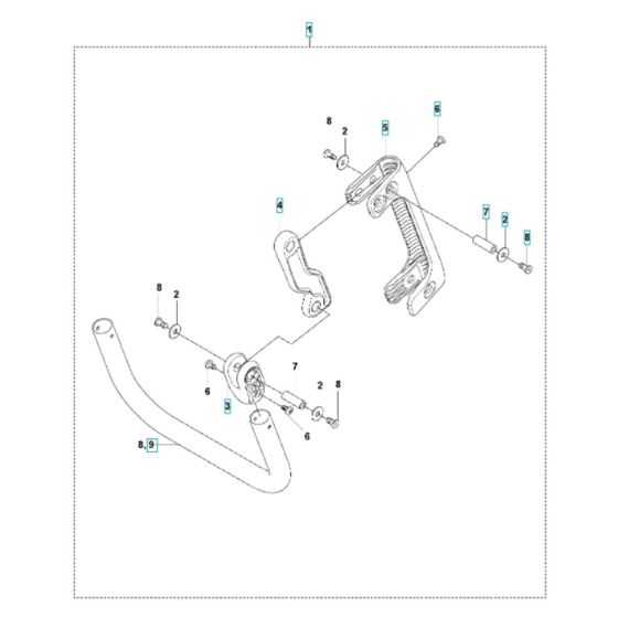 Handle Assembly for Husqvarna