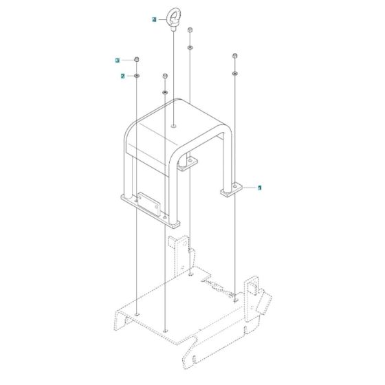 Frame Assembly for Husqvarna LF 160