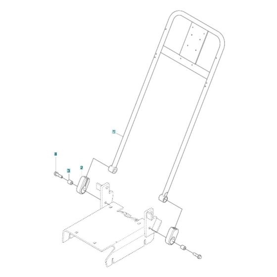 Handle Assembly for Husqvarna LF 160