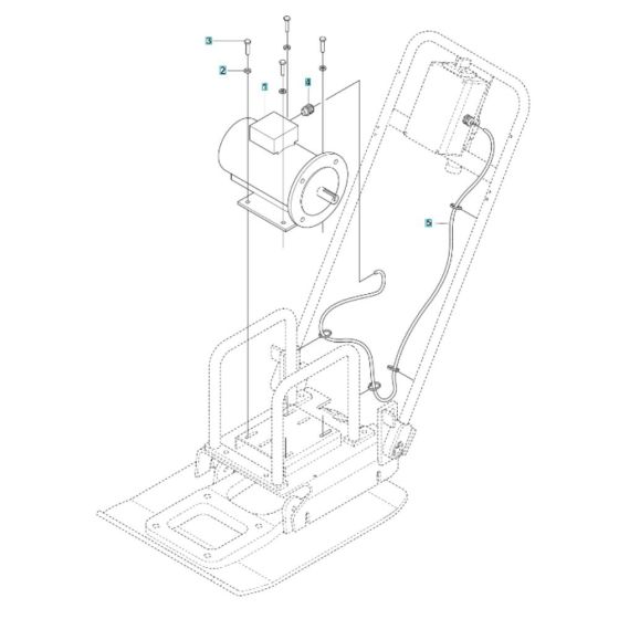Motor Assembly for Husqvarna LF 160