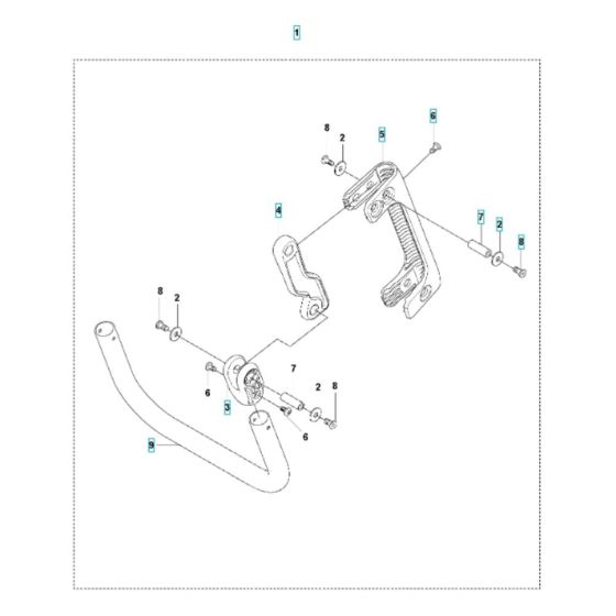 Handle Assembly for Husqvarna