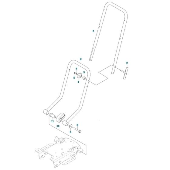 Handle Assembly for Husqvarna