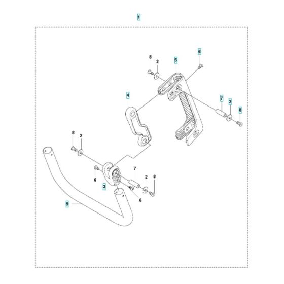 Handle Assembly for Husqvarna