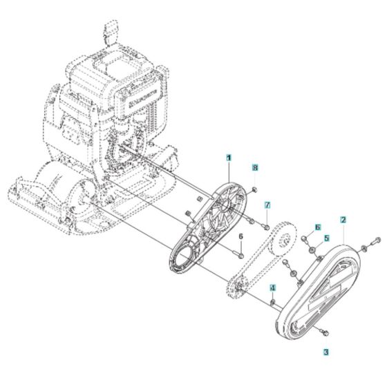 Belt Guard Assembly for LFe 60 LAT