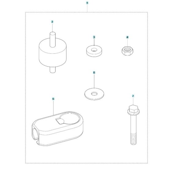 Shock Absorber for Husqvarna LFe 60