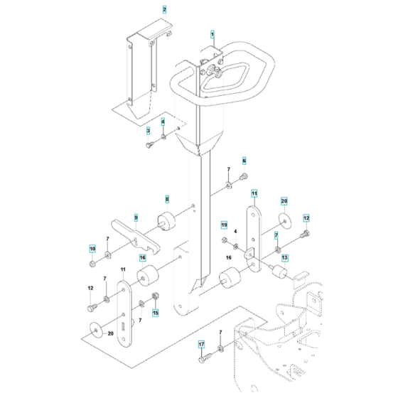 Handle Assembly for LG 164