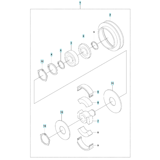 Clutch Assembly for LG 164