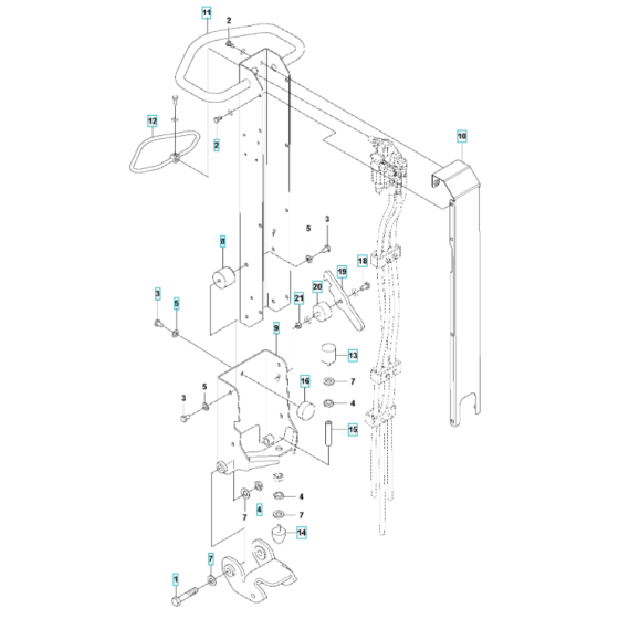 Handle Assembly for LG 204