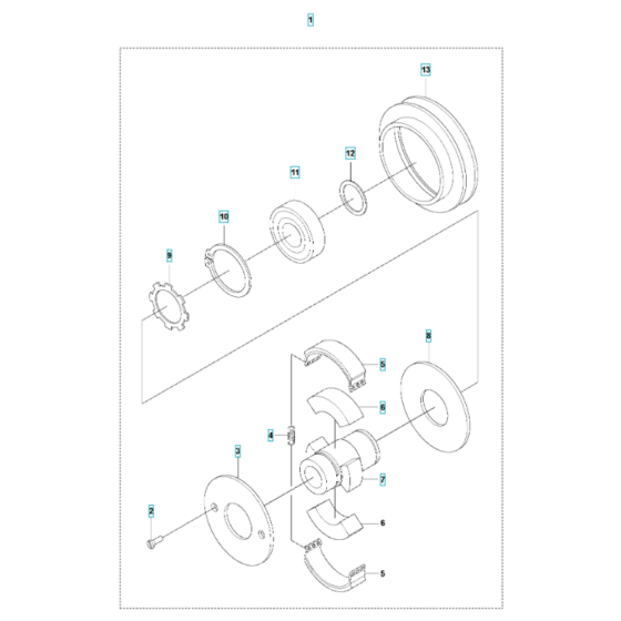 Clutch Assembly for LG 204