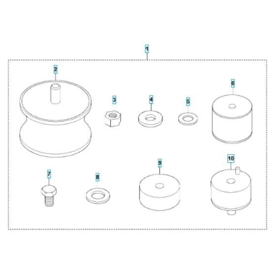 Shock Absorber for Husqvarna LG 300