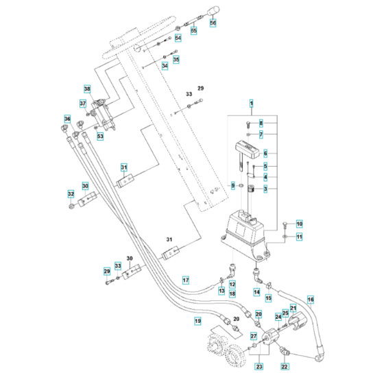 Hydraulic Assembly for LG 300