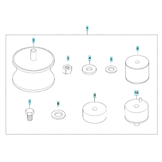 Shock Absorber for Husqvarna LG 300