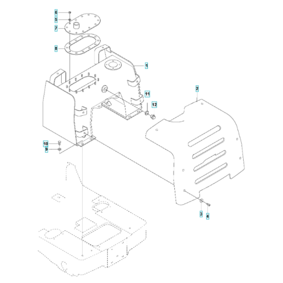 Oil Tank Assembly for LH 700
