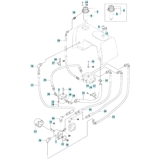 Hydraulic System for LH 700