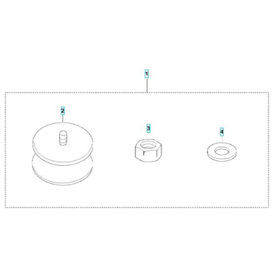 Shock Absorber for Husqvarna LH 804