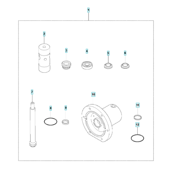 Piston Assembly for Husqvarna