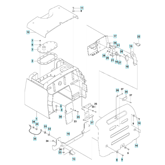 Oil Tank Assembly for LH 804