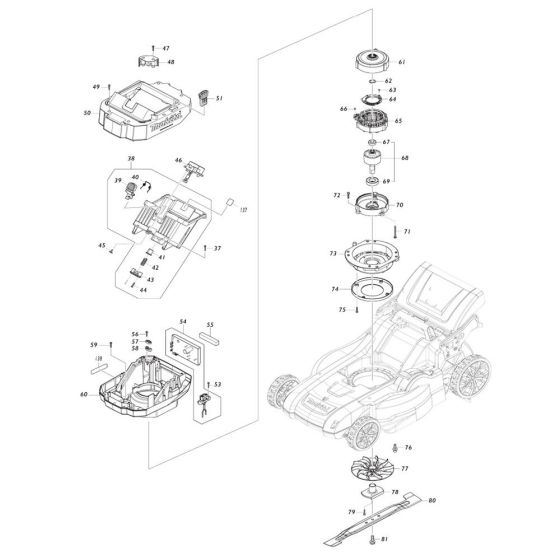 Battery, Motor Assembly