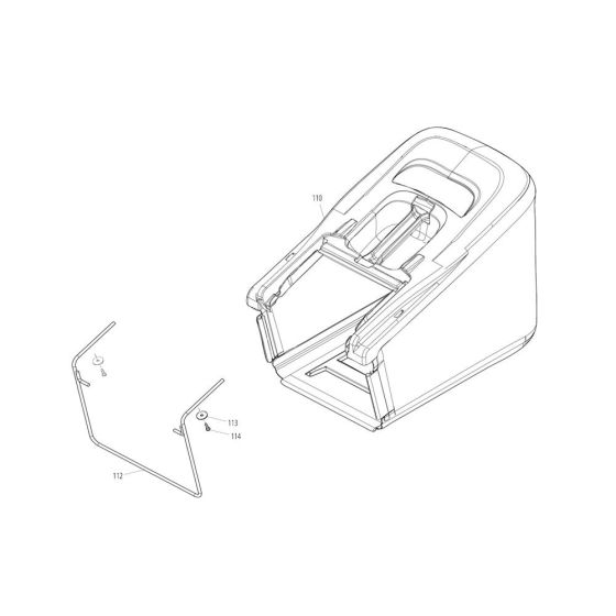 Grass Catcher for Makita LM430D