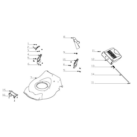 Deflector Assembly for Harry Mower