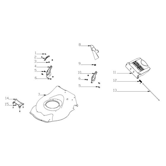 Deck Assembly for Harry LMG42S-B