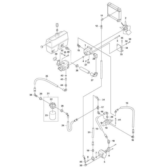 Hydraulic System for Husqvarna