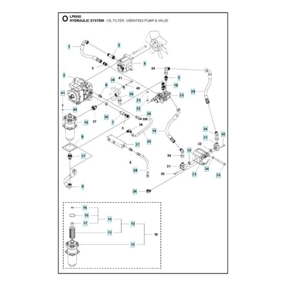 Husqvarna LP 6505 Parts