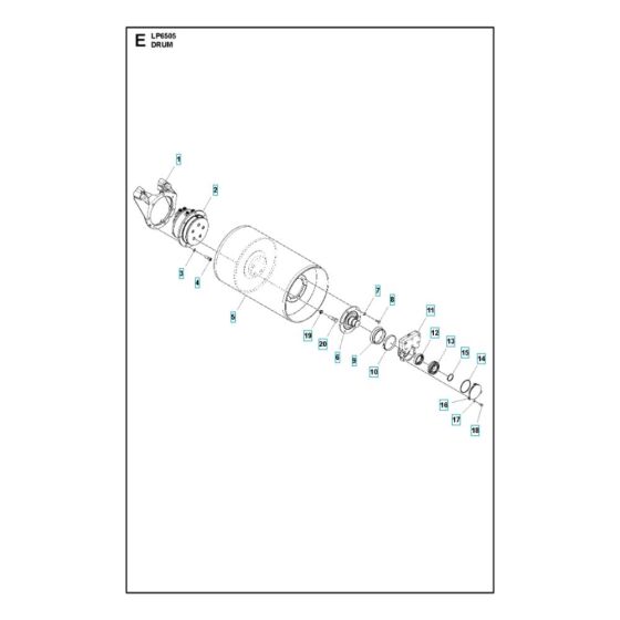 Drum Assembly for LP 6505