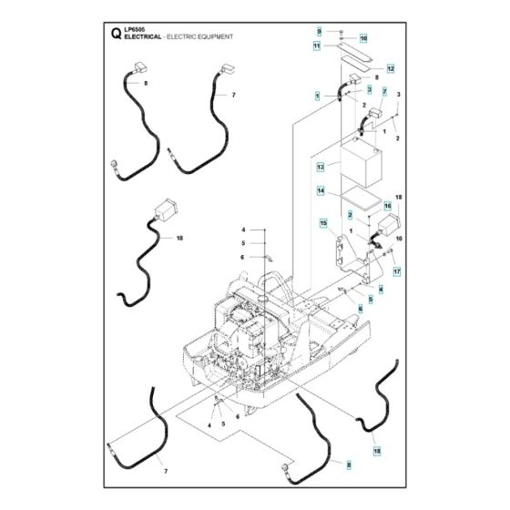 Electrical Assembly for Husqvarna