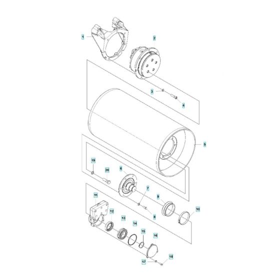 Drum Assembly for Husqvarna
