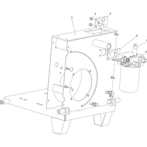 Valve Block Assy for Atlas Copco LP9-20P PAC Power Packs (from s/n BGF077872 onwards)