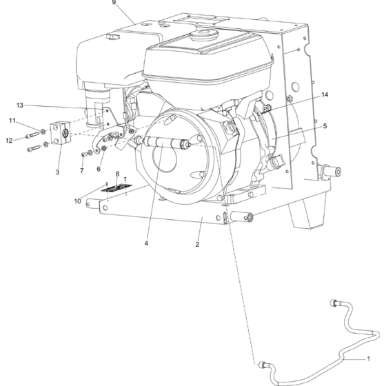 Cylinder Assy for Atlas Copco LP9-20P PAC Power Packs (from s/n BGF077872 onwards)