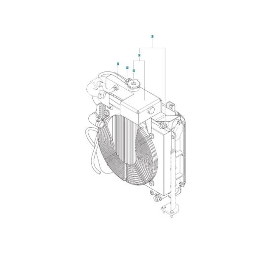 Cooler Assembly for Husqvarna