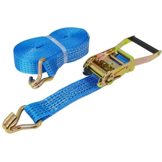 Heavy Duty Ratchet Load Strap Assemblies 50mm Wide