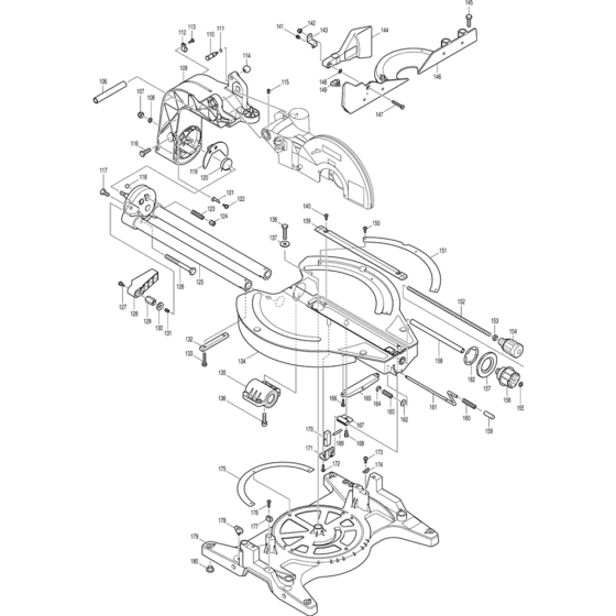 Stand Assembly for Makita LS1214 Mitre Saw