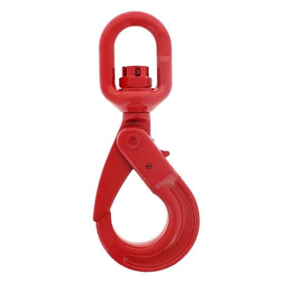 Grade 80 Swivel Self-Locking Sling Hook for 10mm Chain