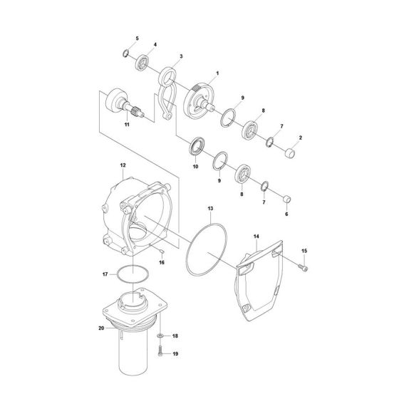 Husqvarna LT5005 Transmission