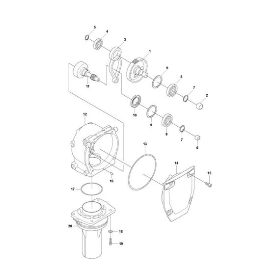 Transmission for Husqvarna LT6005
