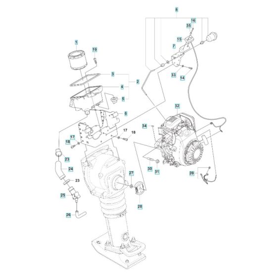 Engine Assembly for Husqvarna