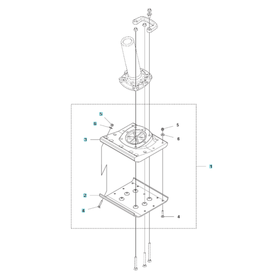Foot 330mm Assembly